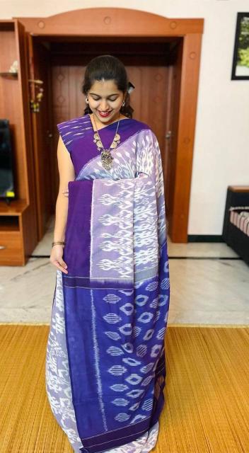 Sckr Ikkat A Party wear saree wholesaler in Hyderabad